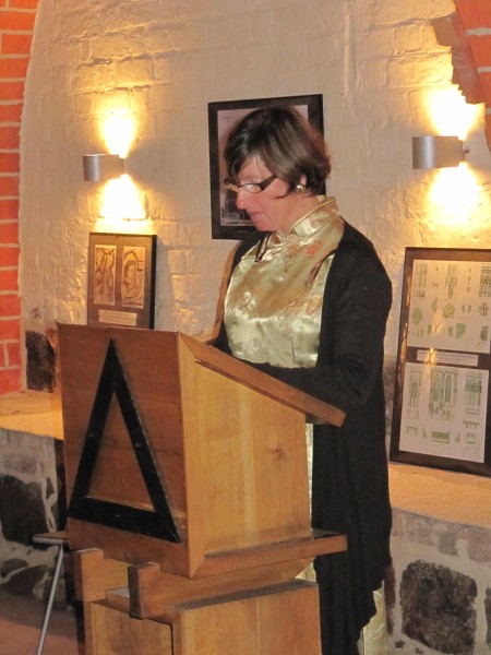 Dorota Hadrzynska-Dobak bei der Lesung