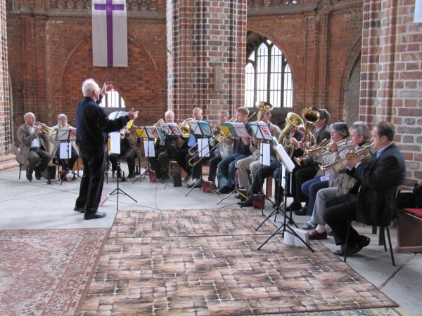 Ev. Gottesdienst - Bl�ser aus Eberswalde mit Kantor Hermann Euler